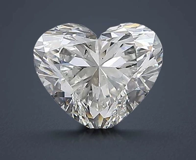 1.00ct I SI2 Rare Carat Ideal Cut Heart Diamond