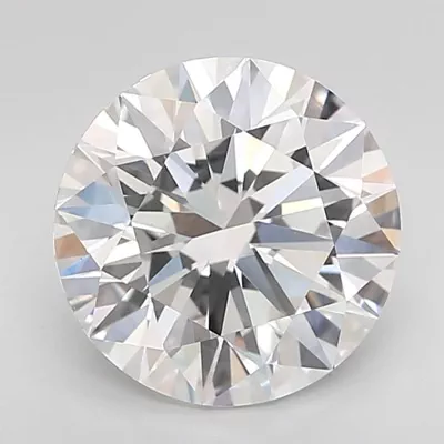 3.23ct E VVS2 Rare Carat Ideal Cut Round Lab Grown Diamond