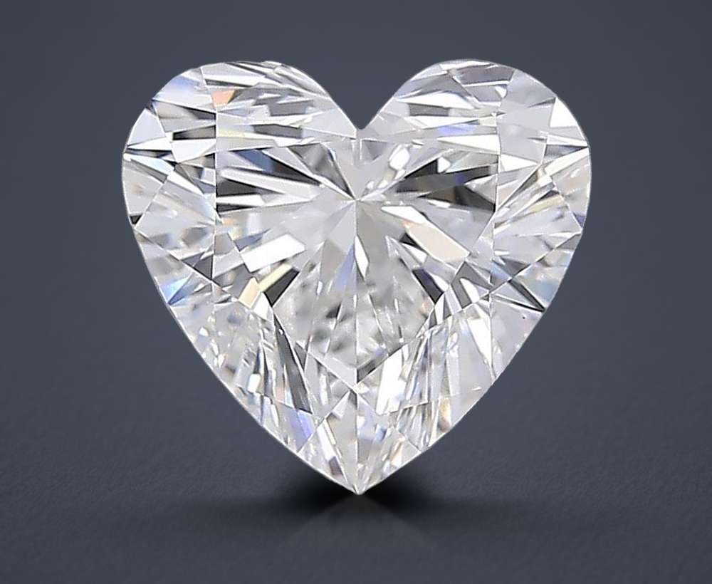6.54ct E VVS2 Rare Carat Ideal Cut Heart Lab Grown Diamond