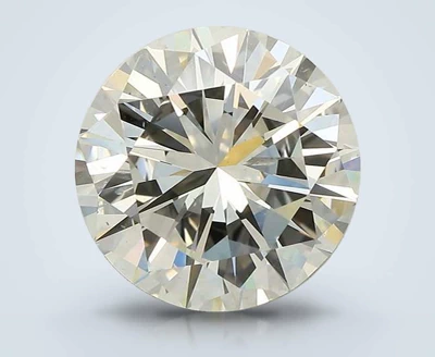 5.05ct J SI1 Very Good Cut Round Diamond