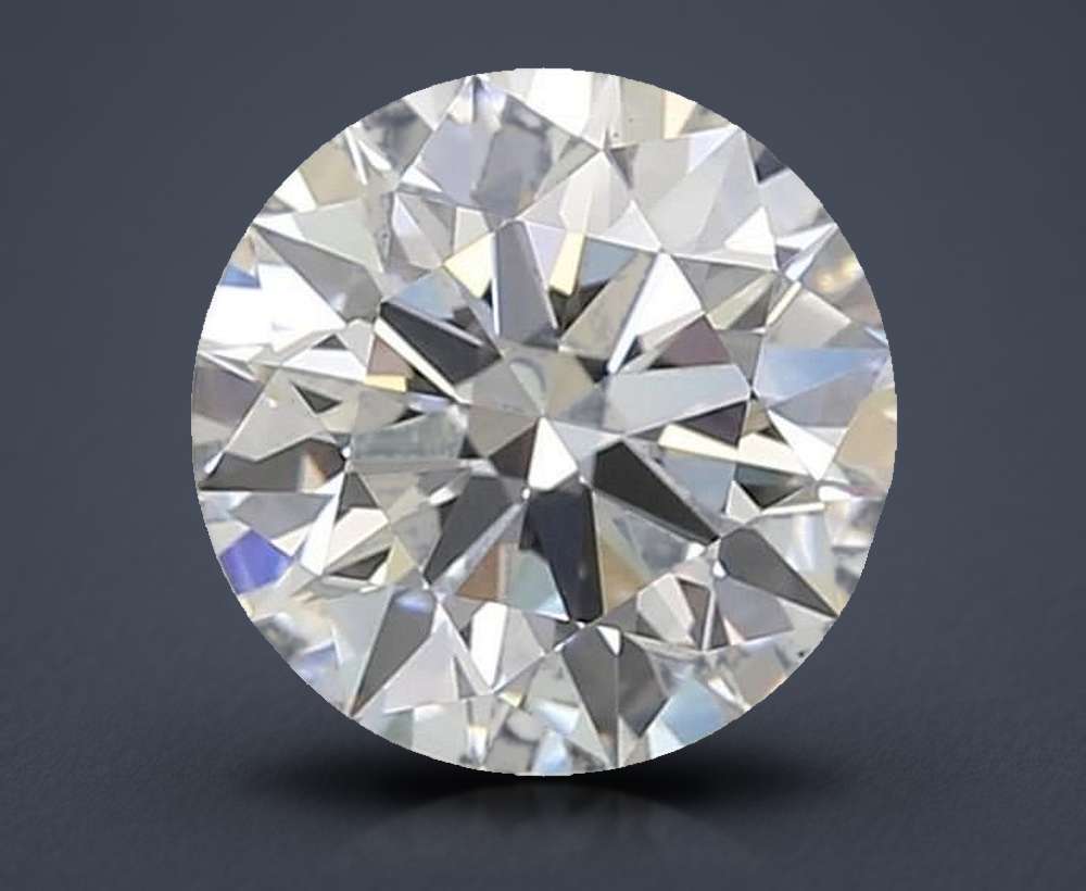 2.10ct E VS2 Rare Carat Ideal Cut Round Lab Grown Diamond