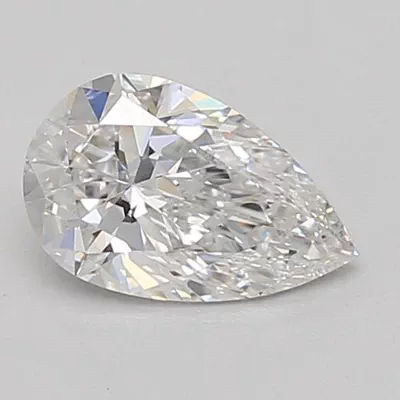 0.91ct D VS1 Rare Carat Ideal Cut Pear Lab Grown Diamond