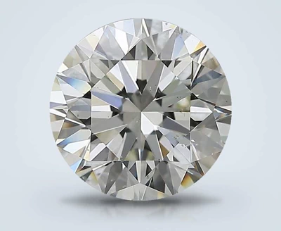 2.65ct K SI1 Rare Carat Ideal Cut Round Diamond