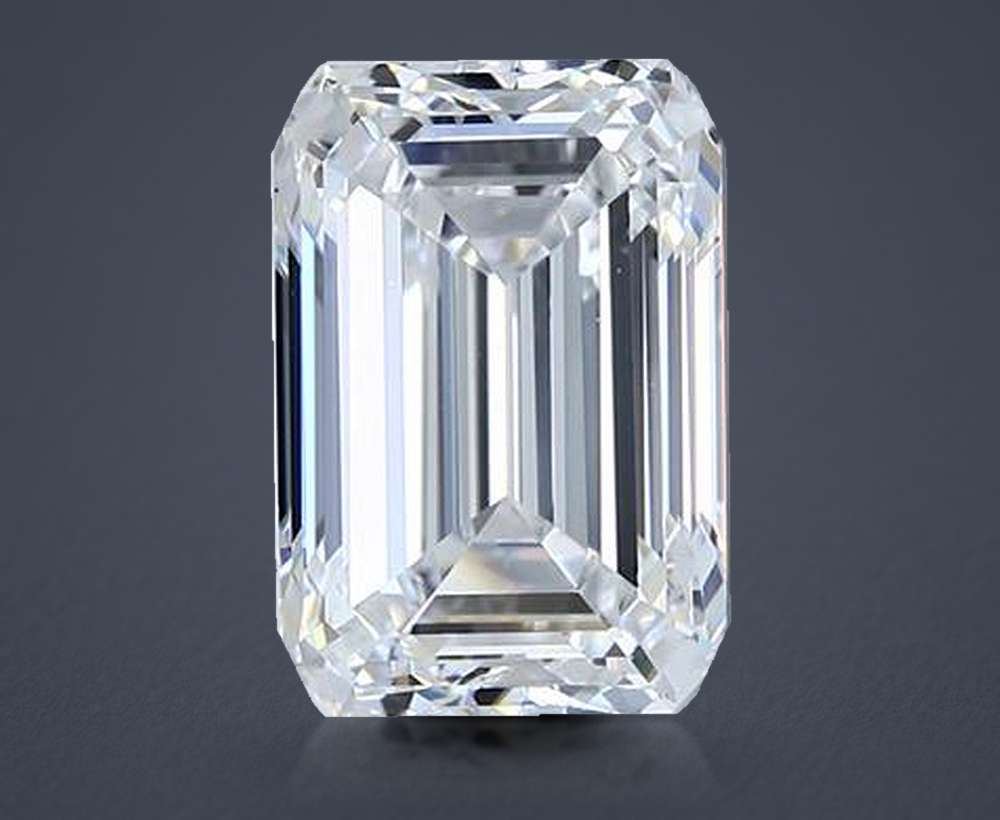4.51ct E VS1 Rare Carat Ideal Cut Emerald Diamond