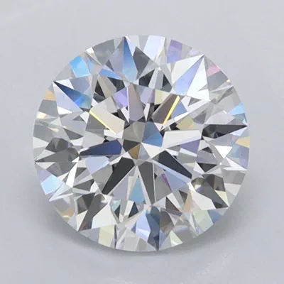 1.42ct E FL Rare Carat Ideal Cut Round Lab Grown Diamond