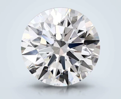 2.45ct F SI1 Rare Carat Ideal Cut Round Lab Grown Diamond