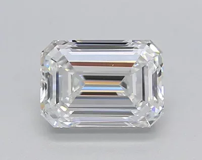 1.06ct E VVS1 Rare Carat Ideal Cut Emerald Lab Grown Diamond
