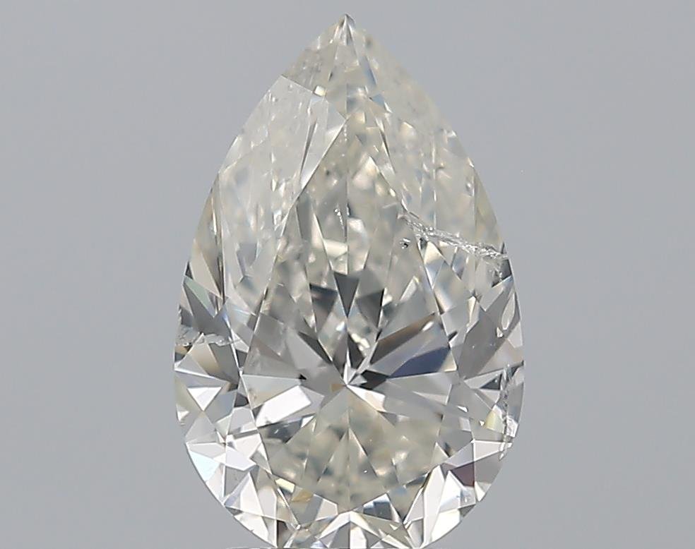 2.50ct H SI2 Rare Carat Ideal Cut Pear Diamond