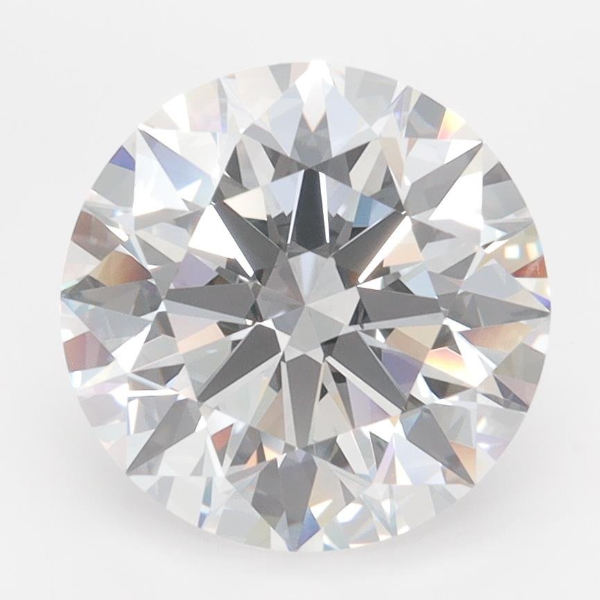 3.51ct D FL Rare Carat Ideal Cut Round Lab Grown Diamond