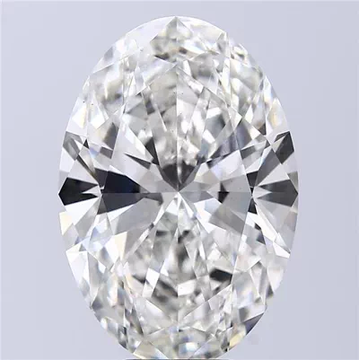 8.03ct H VS2 Rare Carat Ideal Cut Oval Lab Grown Diamond