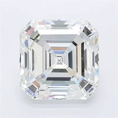 2.70ct E VVS2 Rare Carat Ideal Cut Asscher Lab Grown Diamond