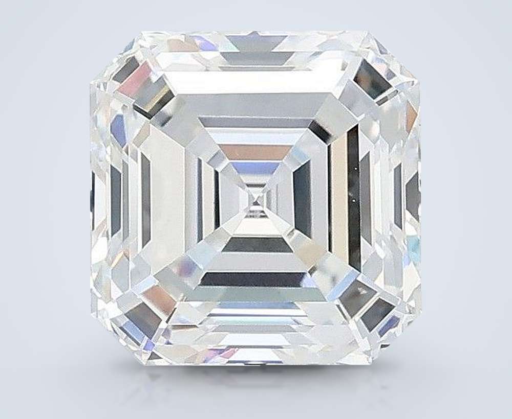 2.70ct E VVS2 Rare Carat Ideal Cut Asscher Lab Grown Diamond