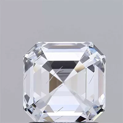 1.46ct F SI1 Rare Carat Ideal Cut Asscher Lab Grown Diamond