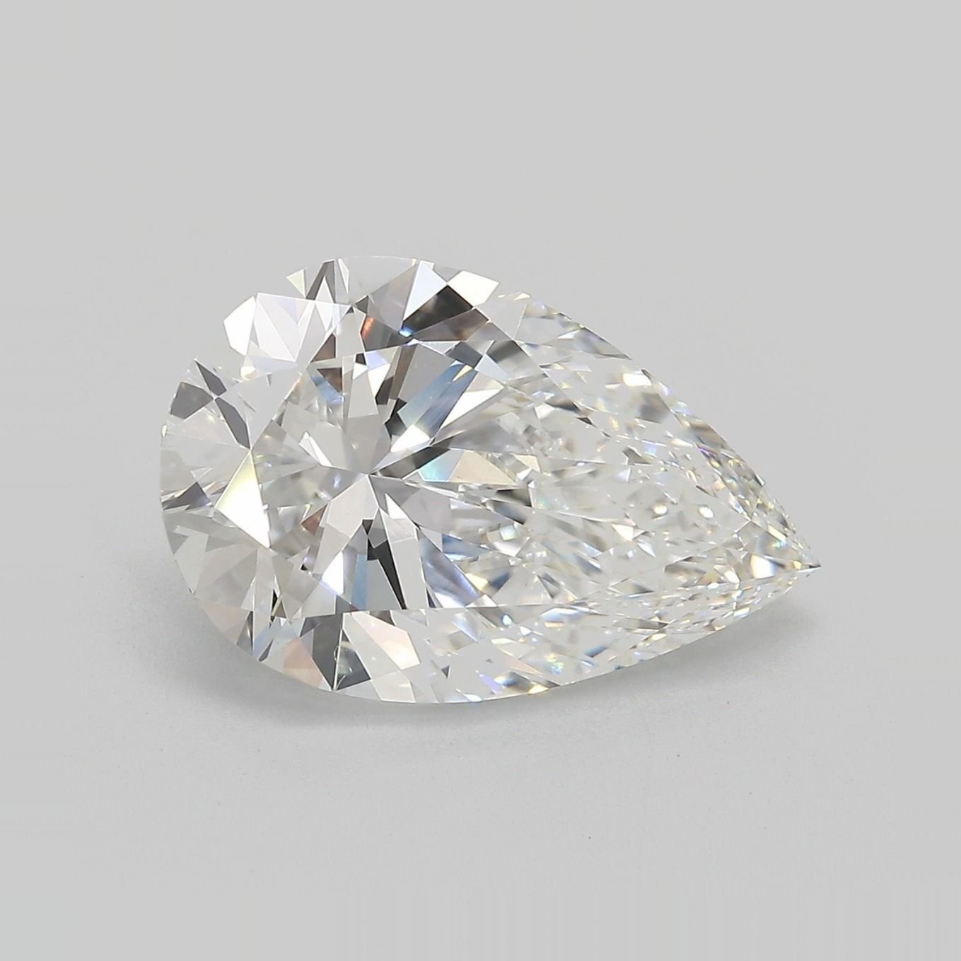 5.62ct E VVS2 Rare Carat Ideal Cut Pear Lab Grown Diamond