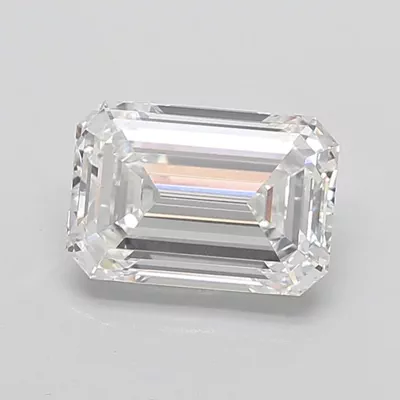 5.07ct F VS1 Rare Carat Ideal Cut Emerald Lab Grown Diamond