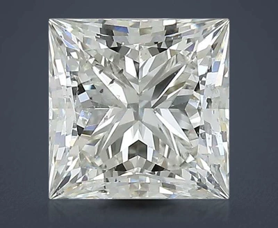 1.50ct K SI2 Rare Carat Ideal Cut Princess Diamond