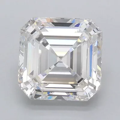 1.58ct E VVS2 Rare Carat Ideal Cut Asscher Lab Grown Diamond