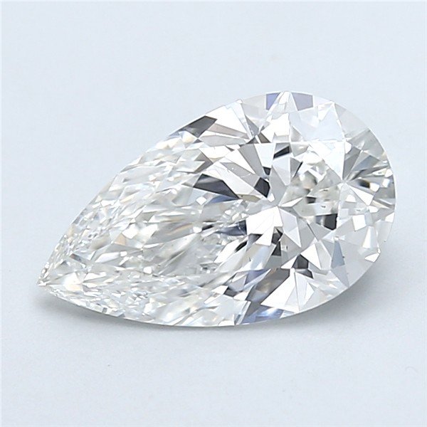 3.06ct E VS2 Rare Carat Ideal Cut Pear Lab Grown Diamond