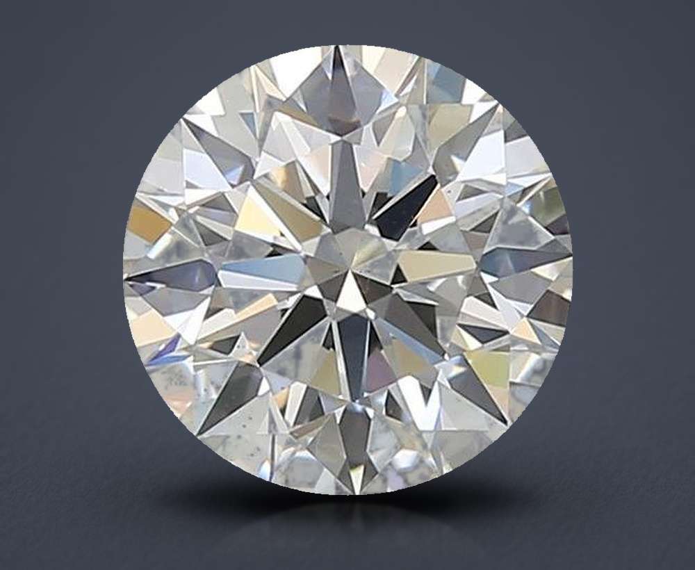 2.30ct E VS2 Rare Carat Ideal Cut Round Lab Grown Diamond
