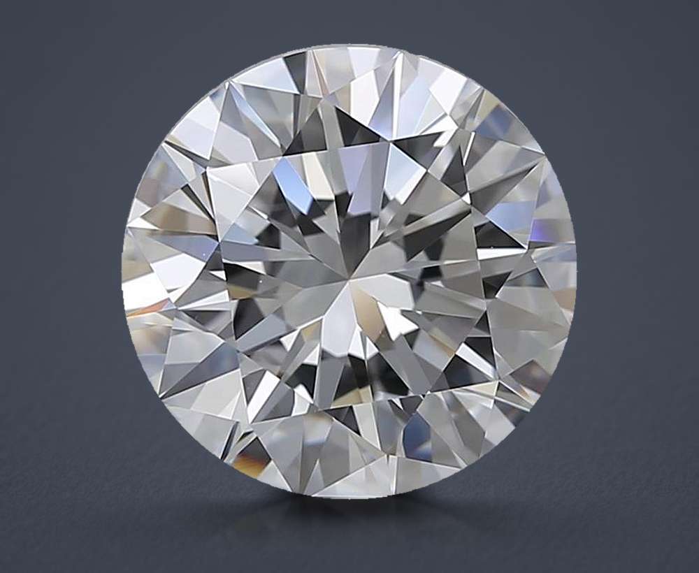 3.65ct E VVS2 Rare Carat Ideal Cut Round Diamond