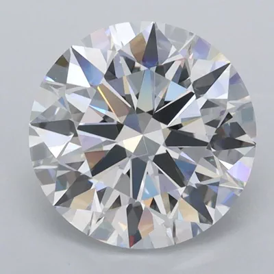 2.15ct D VVS1 Rare Carat Ideal Cut Round Lab Grown Diamond