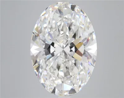 10.63ct F VS2 Rare Carat Ideal Cut Oval Lab Grown Diamond