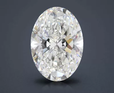 10.63ct F VS2 Rare Carat Ideal Cut Oval Lab Grown Diamond