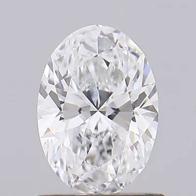 0.78ct D VVS1 Rare Carat Ideal Cut Oval Lab Grown Diamond