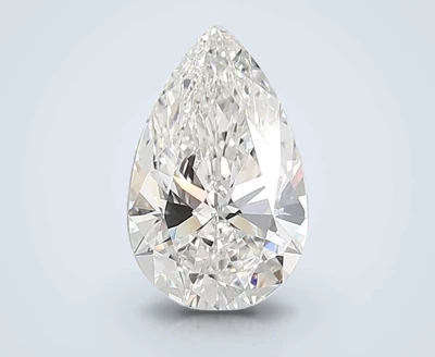 7.03ct E VVS2 Rare Carat Ideal Cut Pear Lab Grown Diamond