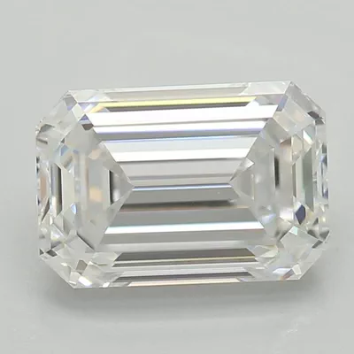 1.30ct D VVS2 Very Good Cut Emerald Lab Grown Diamond