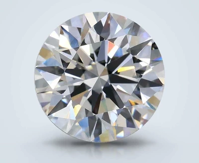 3.06ct E VVS2 Rare Carat Ideal Cut Round Lab Grown Diamond
