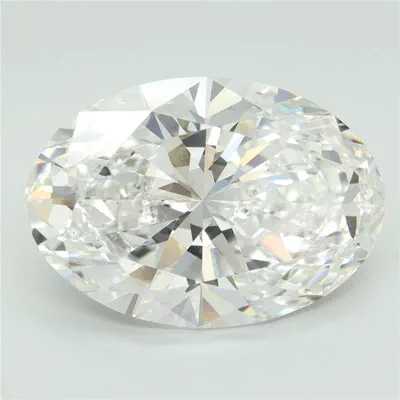 11.04ct F VS1 Rare Carat Ideal Cut Oval Lab Grown Diamond