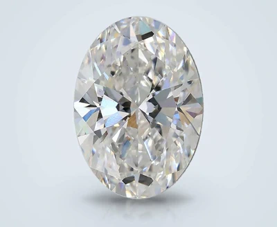 3.08ct E VS1 Rare Carat Ideal Cut Oval Lab Grown Diamond