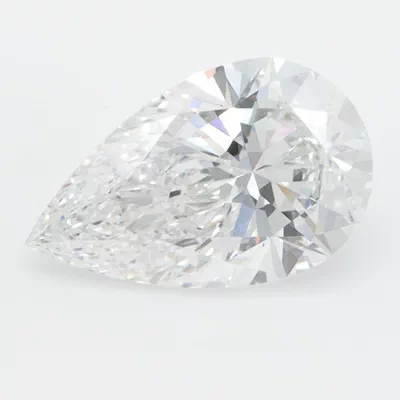 2.01ct D VS1 Rare Carat Ideal Cut Pear Lab Grown Diamond