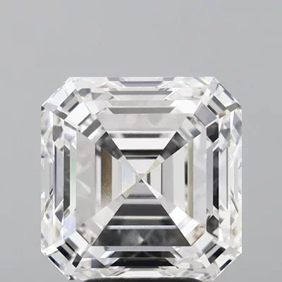 5.54ct E VVS2 Rare Carat Ideal Cut Asscher Lab Grown Diamond