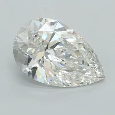 1.54ct F VVS2 Rare Carat Ideal Cut Pear Lab Grown Diamond
