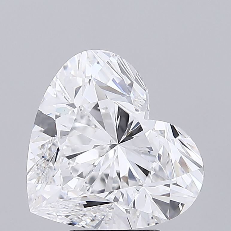 5.01ct E VS2 Rare Carat Ideal Cut Heart Lab Grown Diamond