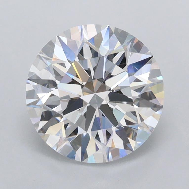 1.69ct D FL Rare Carat Ideal Cut Round Lab Grown Diamond
