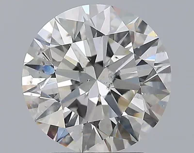 2.81ct I SI2 Rare Carat Ideal Cut Round Diamond