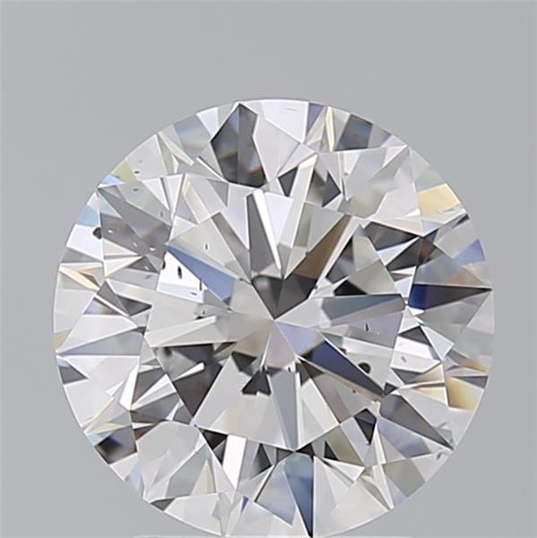 3.04ct D SI1 Rare Carat Ideal Cut Round Diamond