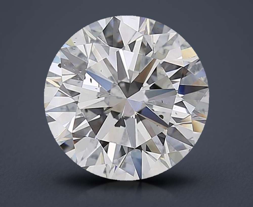 3.04ct D SI1 Rare Carat Ideal Cut Round Diamond