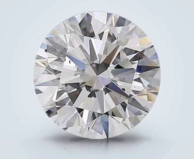 3.04ct D SI1 Rare Carat Ideal Cut Round Diamond