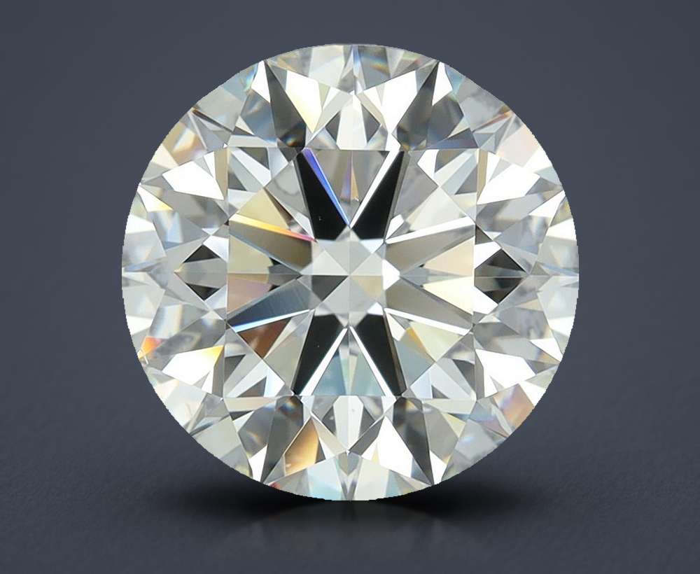 4.90ct K VS2 Rare Carat Ideal Cut Round Diamond