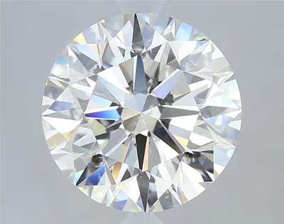 3.52ct I SI1 Rare Carat Ideal Cut Round Diamond