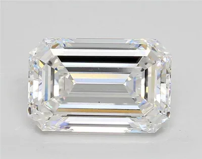 4.02ct E VS2 Rare Carat Ideal Cut Emerald Lab Grown Diamond