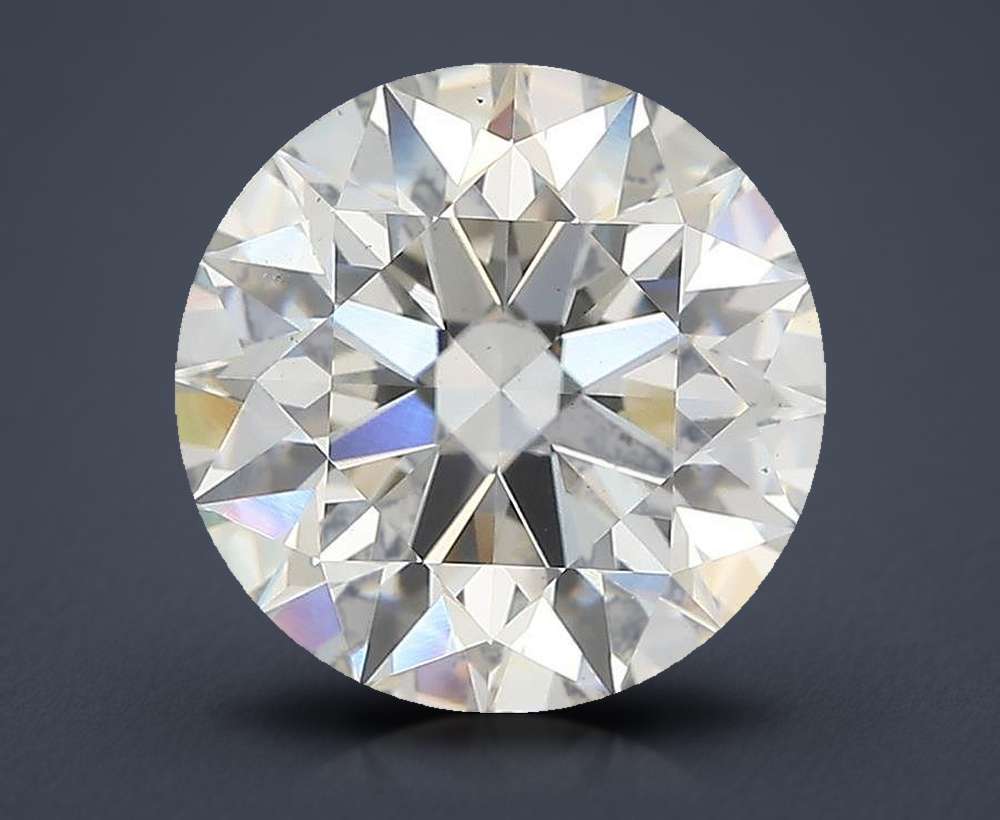 4.01ct H VS2 Rare Carat Ideal Cut Round Lab Grown Diamond