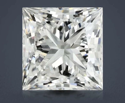 9.67ct F VS1 Rare Carat Ideal Cut Princess Lab Grown Diamond