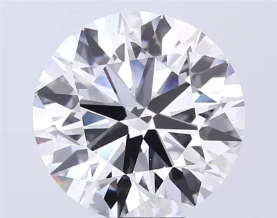 7.44ct F VS2 Rare Carat Ideal Cut Round Lab Grown Diamond