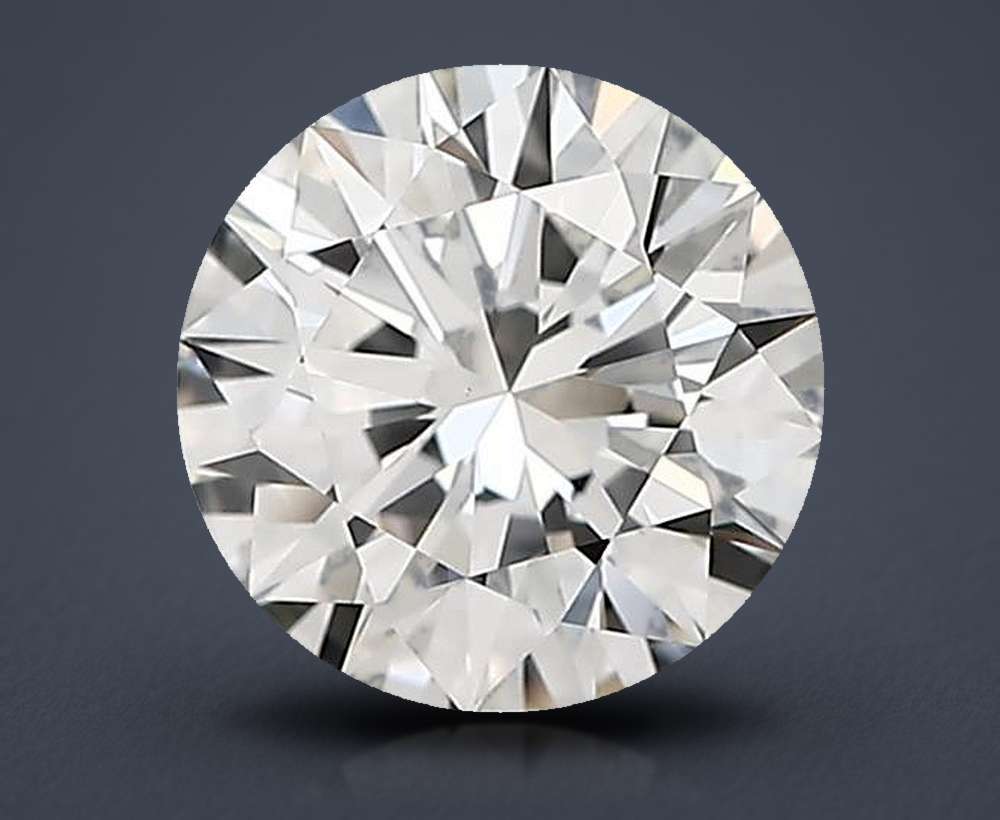 2.13ct H VS1 Rare Carat Ideal Cut Round Diamond