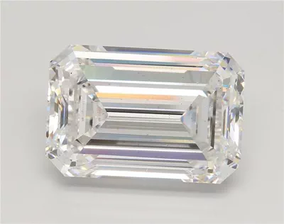 17.01ct E SI1 Rare Carat Ideal Cut Emerald Lab Grown Diamond
